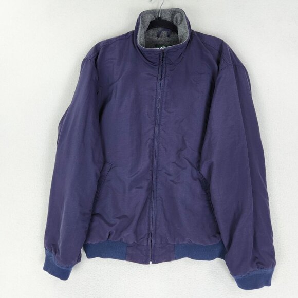 J Crew Jacket Mens Large Purple Vintage Always Barn Chore Fleece Lined Outdoor